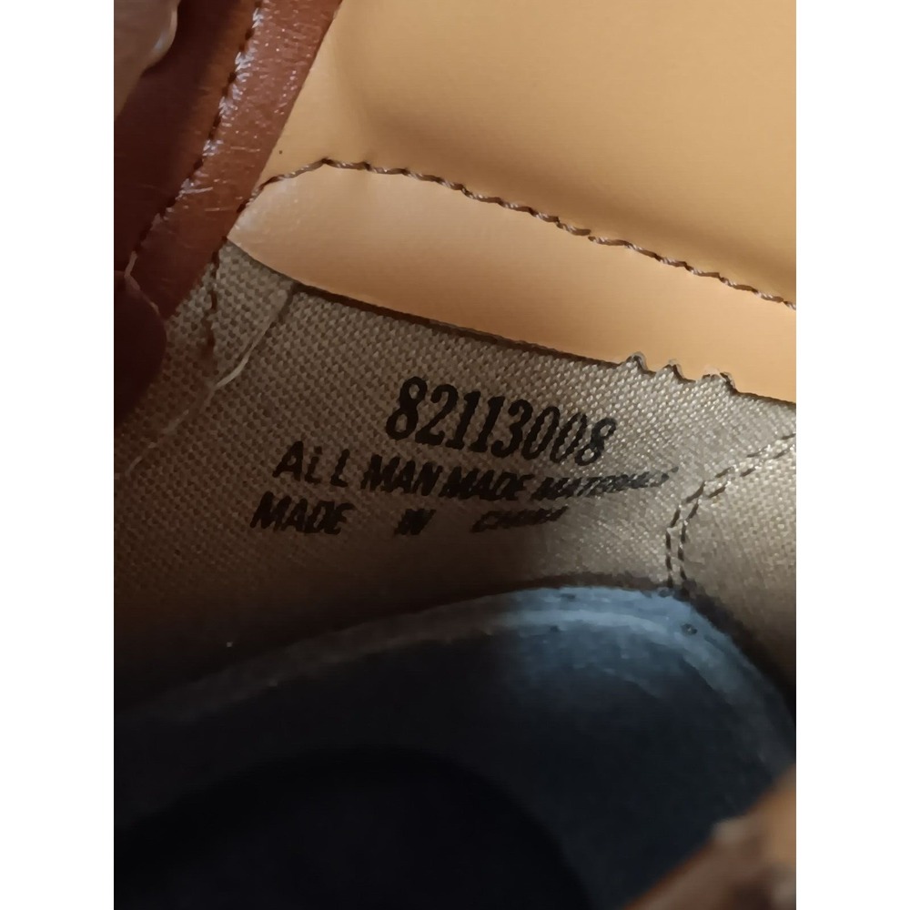 Cabela's Men's Brown Faux Leather Fly Fishing Angler Felt Sole Boots Size 8 - Picture 5 of 7